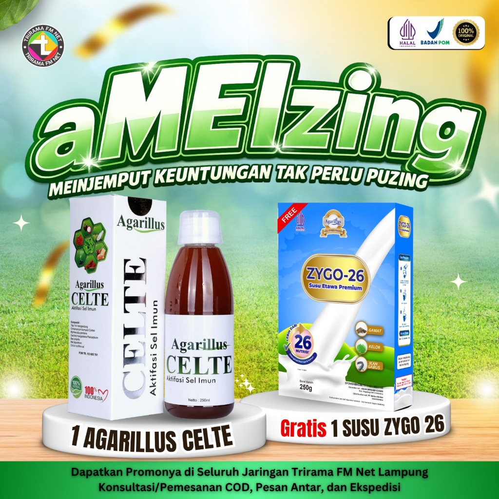 Promo Agarillus Celte Berlogo Radio Beli 1 Gratis Susu Etawa