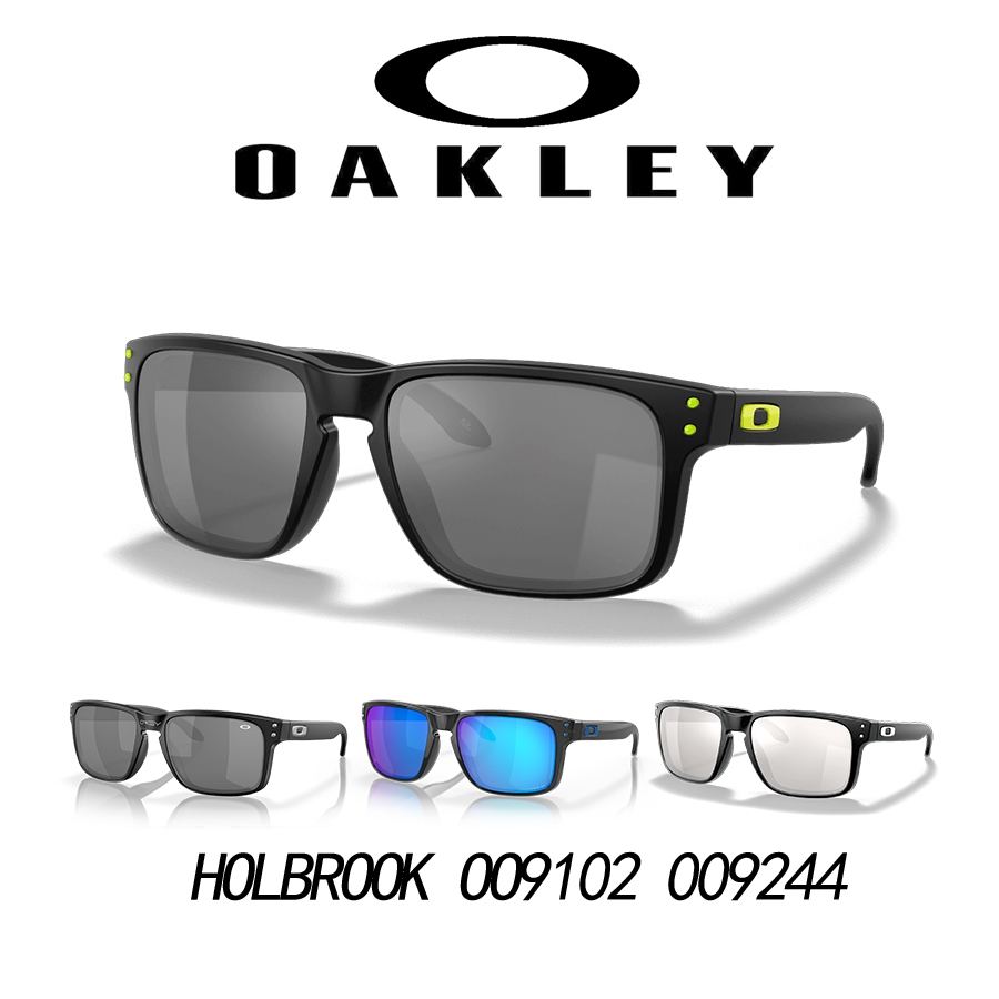 Kacamata Hitam Oakley Original Sunglasses HOLBROOK OO9102 Polished Black Wanita Pria OO9244