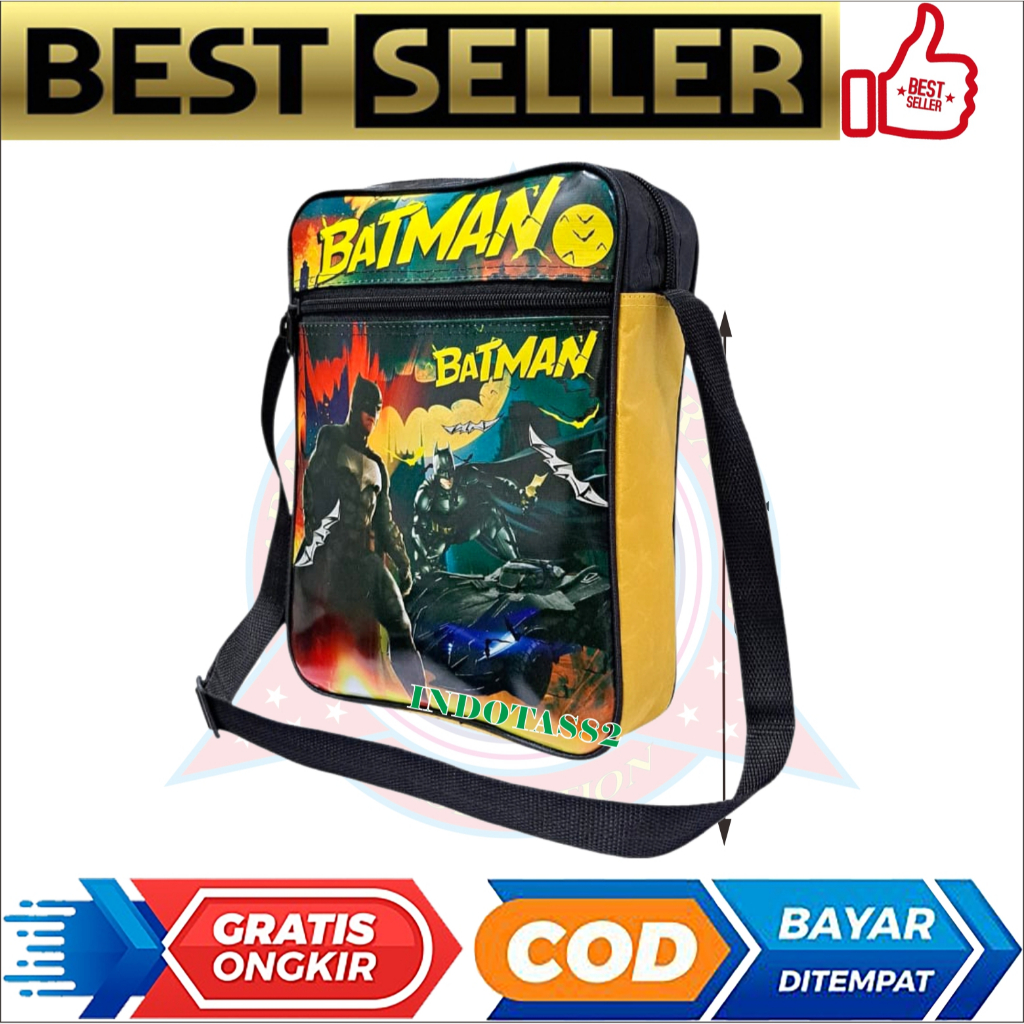 Tas Selempang Anak ABG Muat Botol Minum & Buku Tulis Kualitas Premium