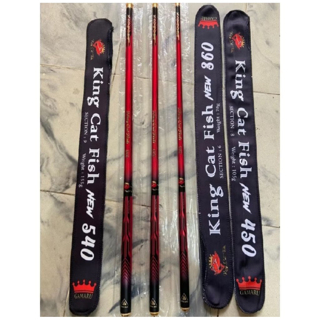 JORAN TEGEK GAMARU KING CAT FISH NEW 270/360/450/540 .... CARBON