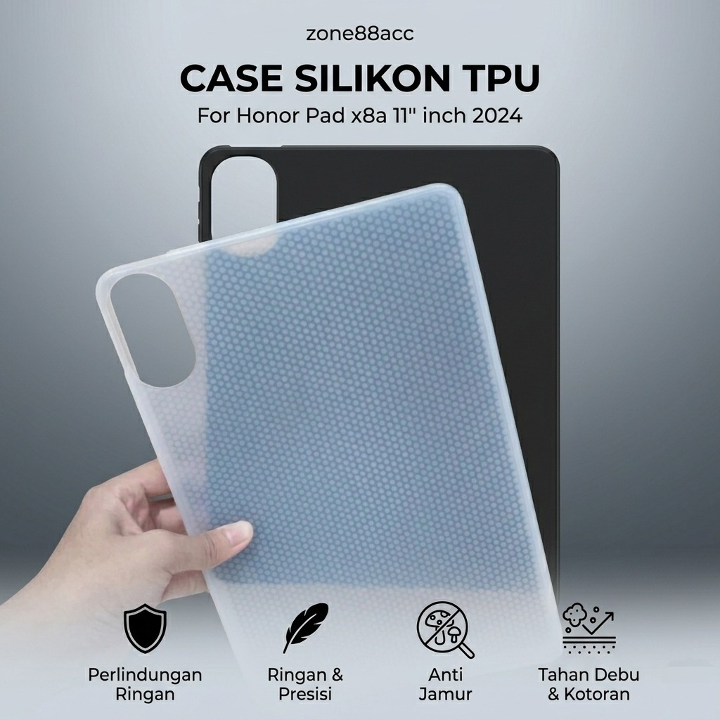 silikon honor pad x8a / softcase honor pad x8a / silikon honor pad x8a / case honor pad x8a / casing