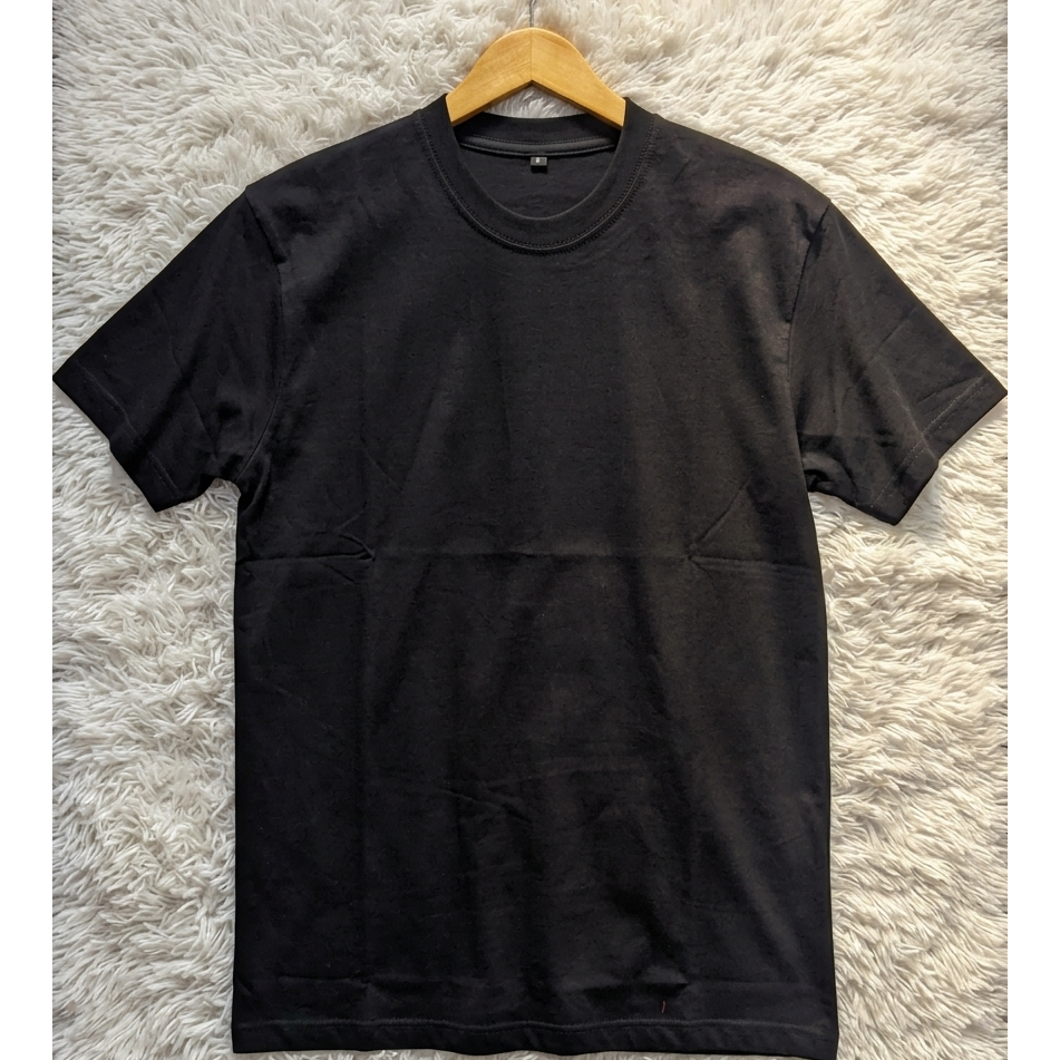 kaos polos hitam cotton combed24s