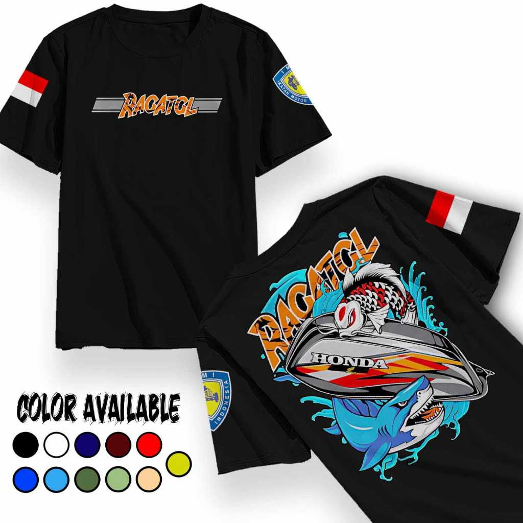 aju Kaos Atasan Pria Ragat Honda Gank Herex Gl 100 Gl100 Max Pro Distro Original Murah Keren Bahan A