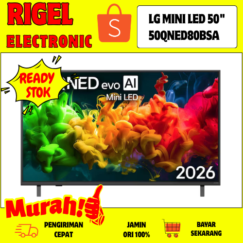 LG 50QNED80BSA QNED EVO MINI LED TV 50 INCH 4K UHD SMART TV WEBOS