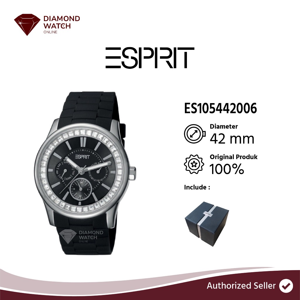 Jam Tangan Wanita Esprit ES105442006 Starlite Black Watch