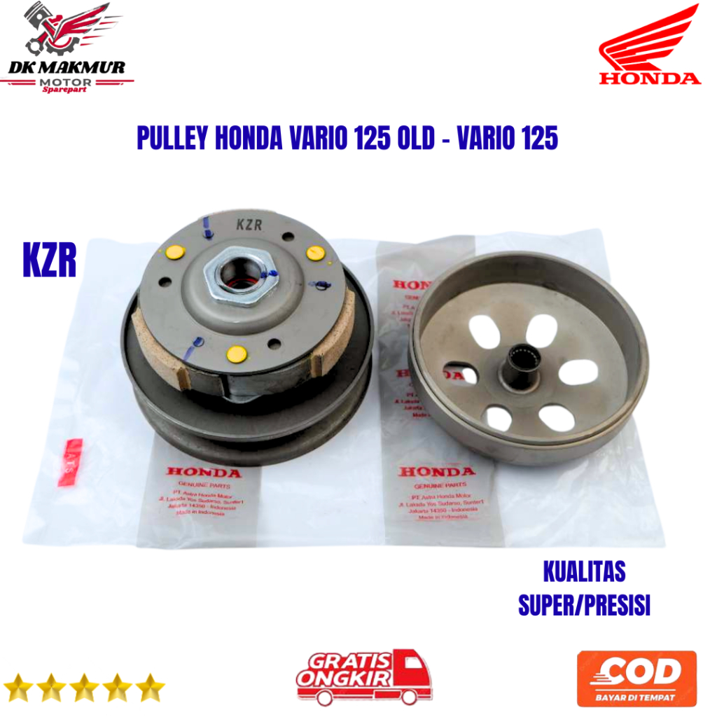ori pulley vario 125 old - puli vario 125 KZR DK makmur motor