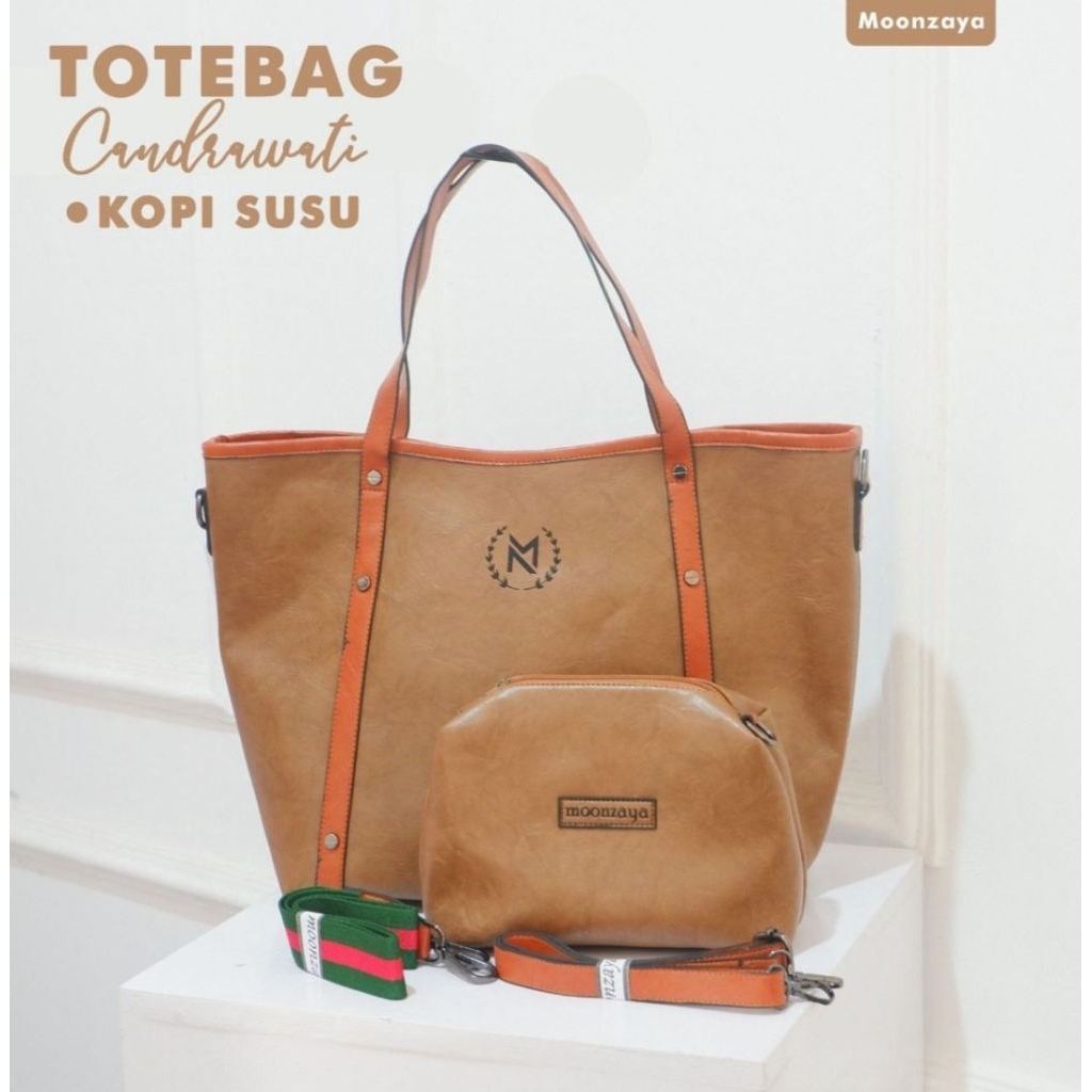 Tas monzaya TOTEBAG CENDRAWATI (kopi susu)