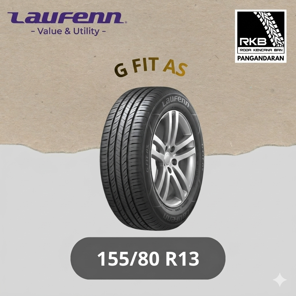 Ban Mobil Laufenn G Fit As 155/80 R13 Tubeless Ban Ayla