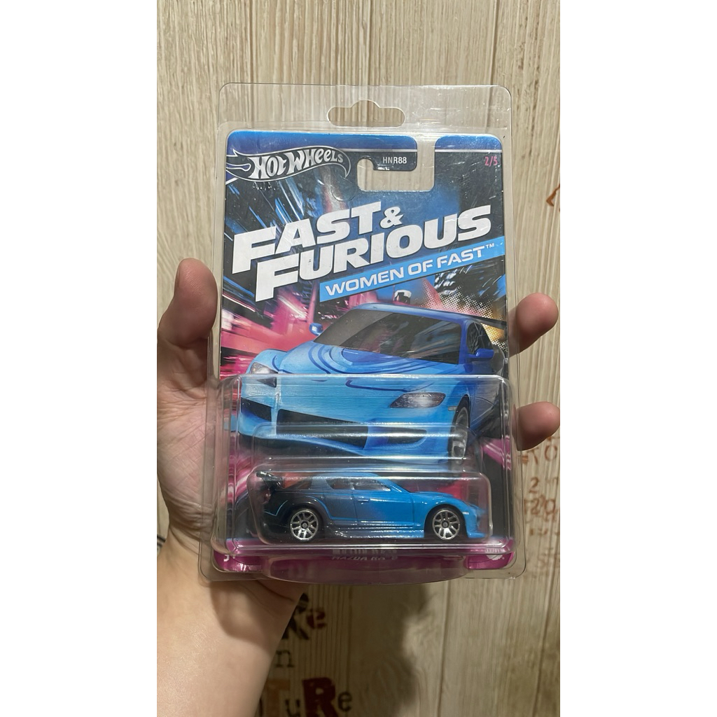 Hot Wheels Fast And Furious Mazda Rx 8 WOF Women Of Fast Very Rare Original New Segel Diecast Hotwhe