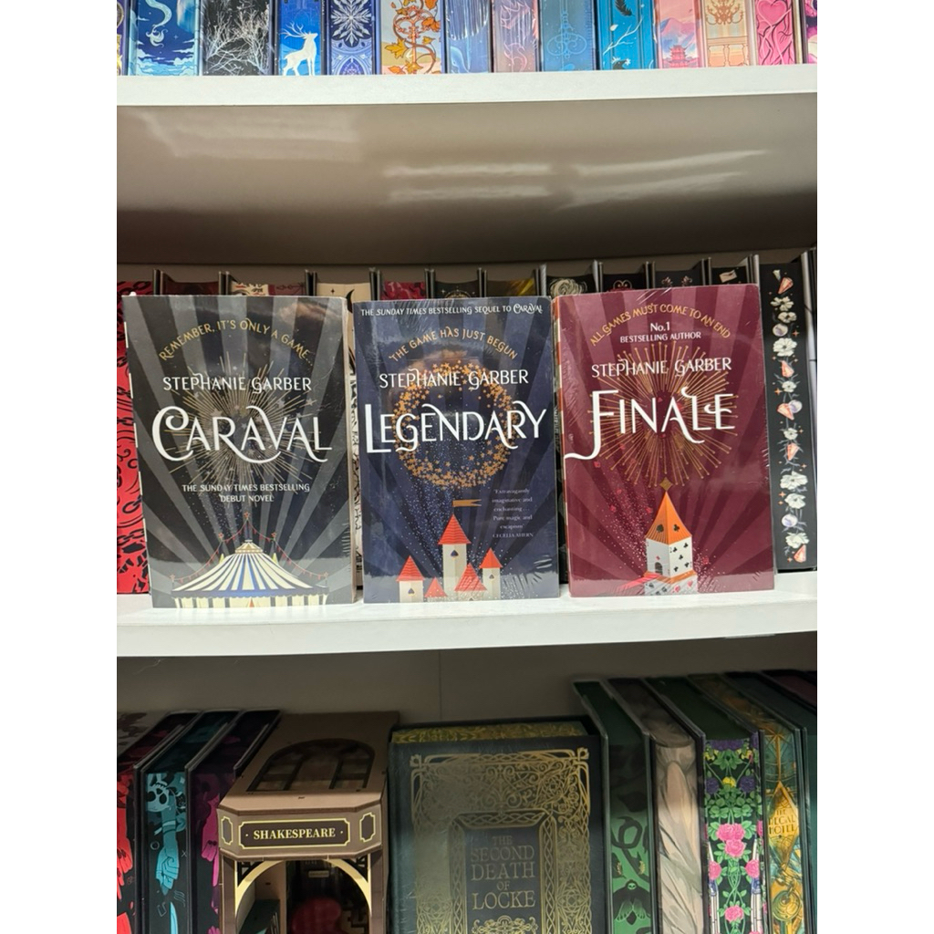 [Preloved, yellowing & Minor defect] Caraval, Legendary, Finale paperback by Stephanie Garber