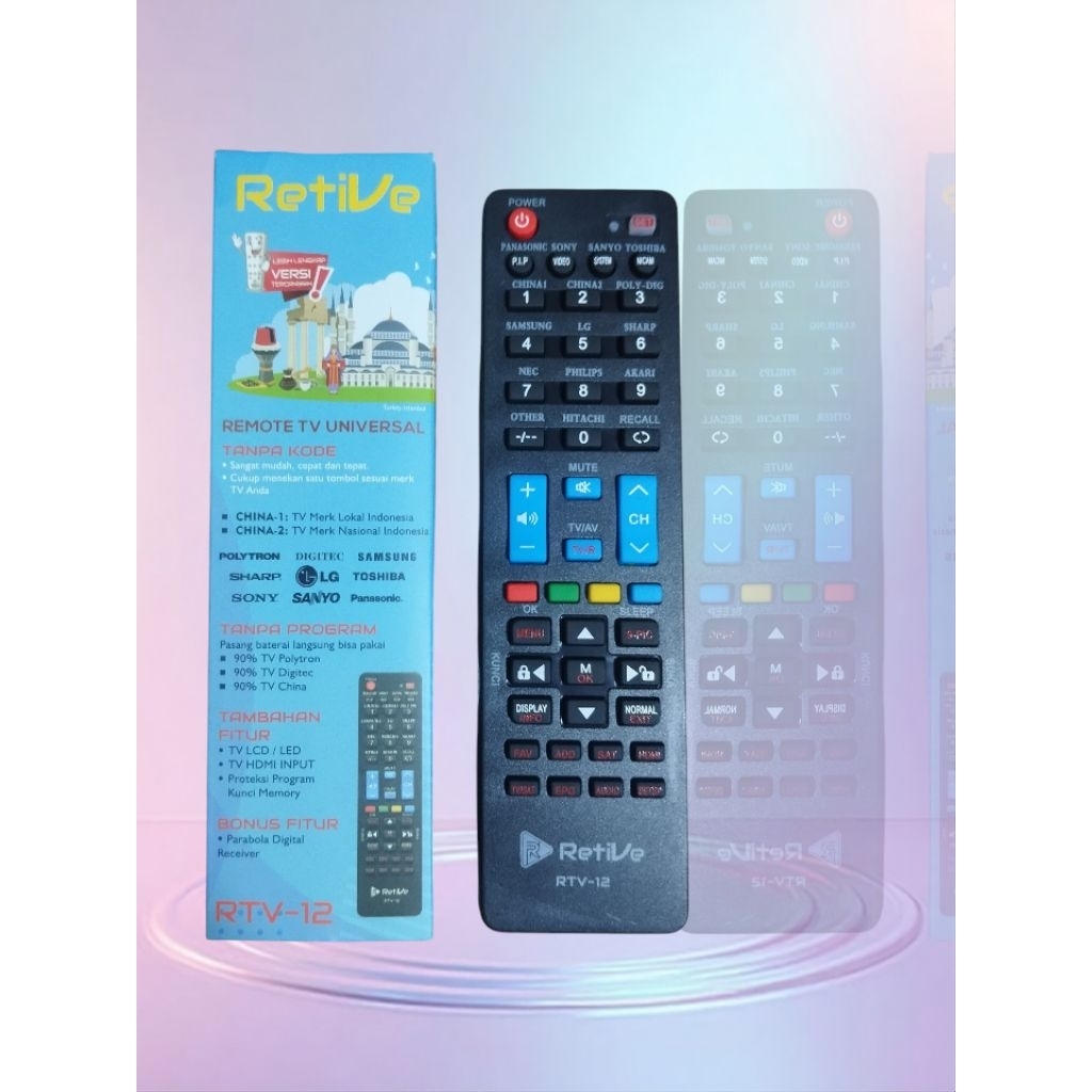 remote.remot tv universal serbaguna retive express