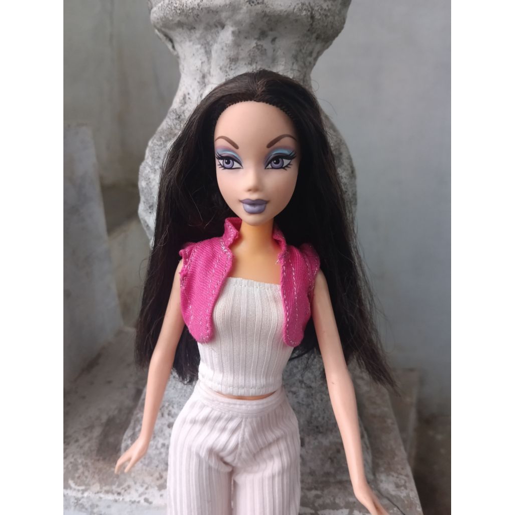 Barbie My Scene Nolee Black Hair Purple Eyes Mattel Preloved