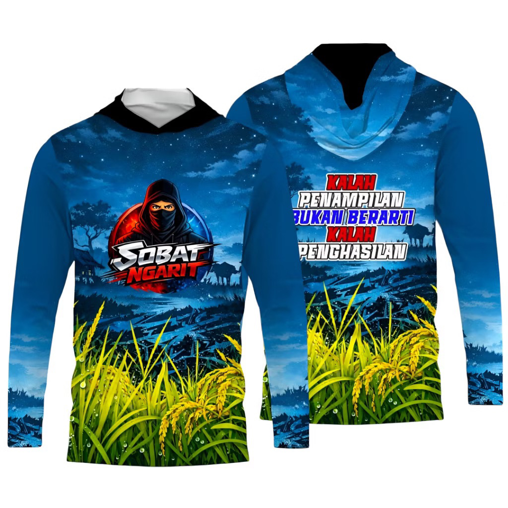 Jersey Lengan Panjang Sobat Ngarit Bahan Adem