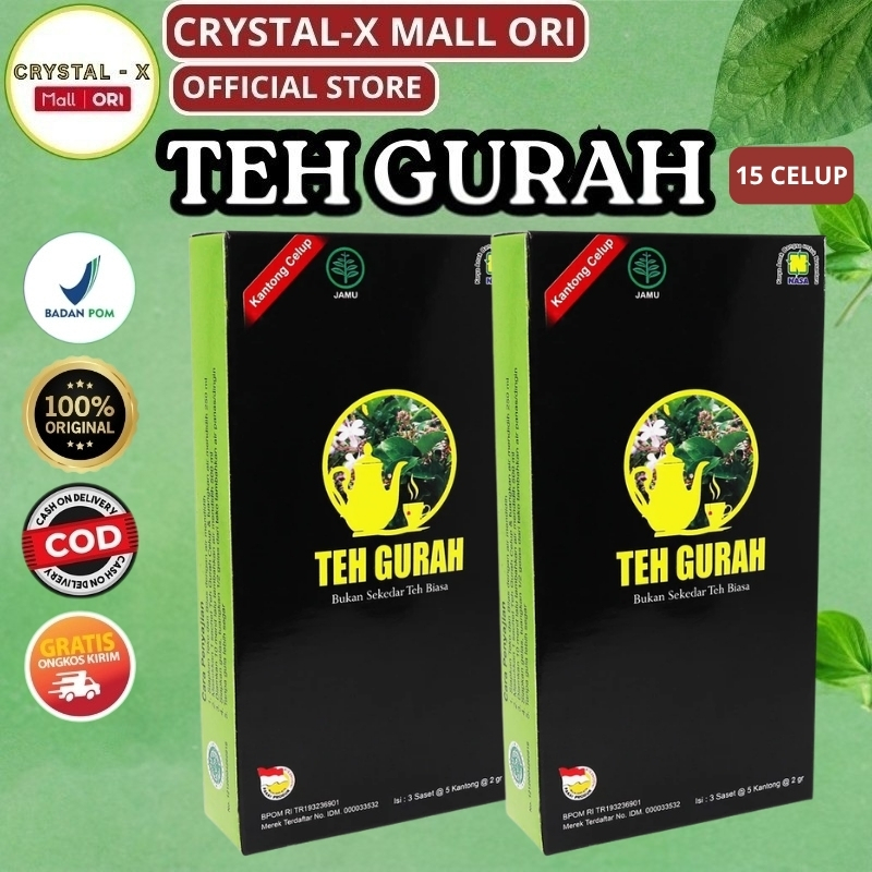 Teh Gurah NASA Teh Herbal Sinusitis & Batuk Bantu Keluarkan Lendir Atasi Dahak