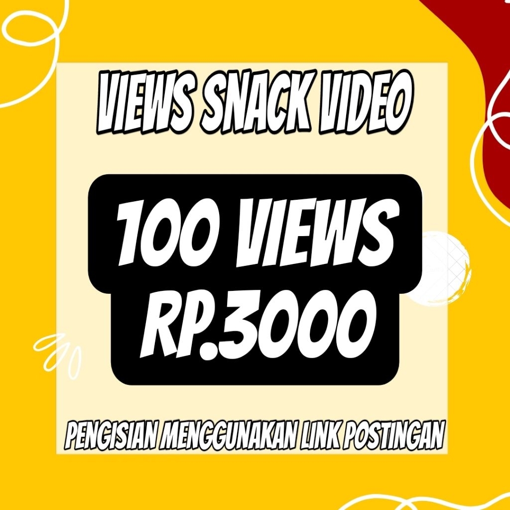 Tambah View Like & Share Snack Video | Permanen
