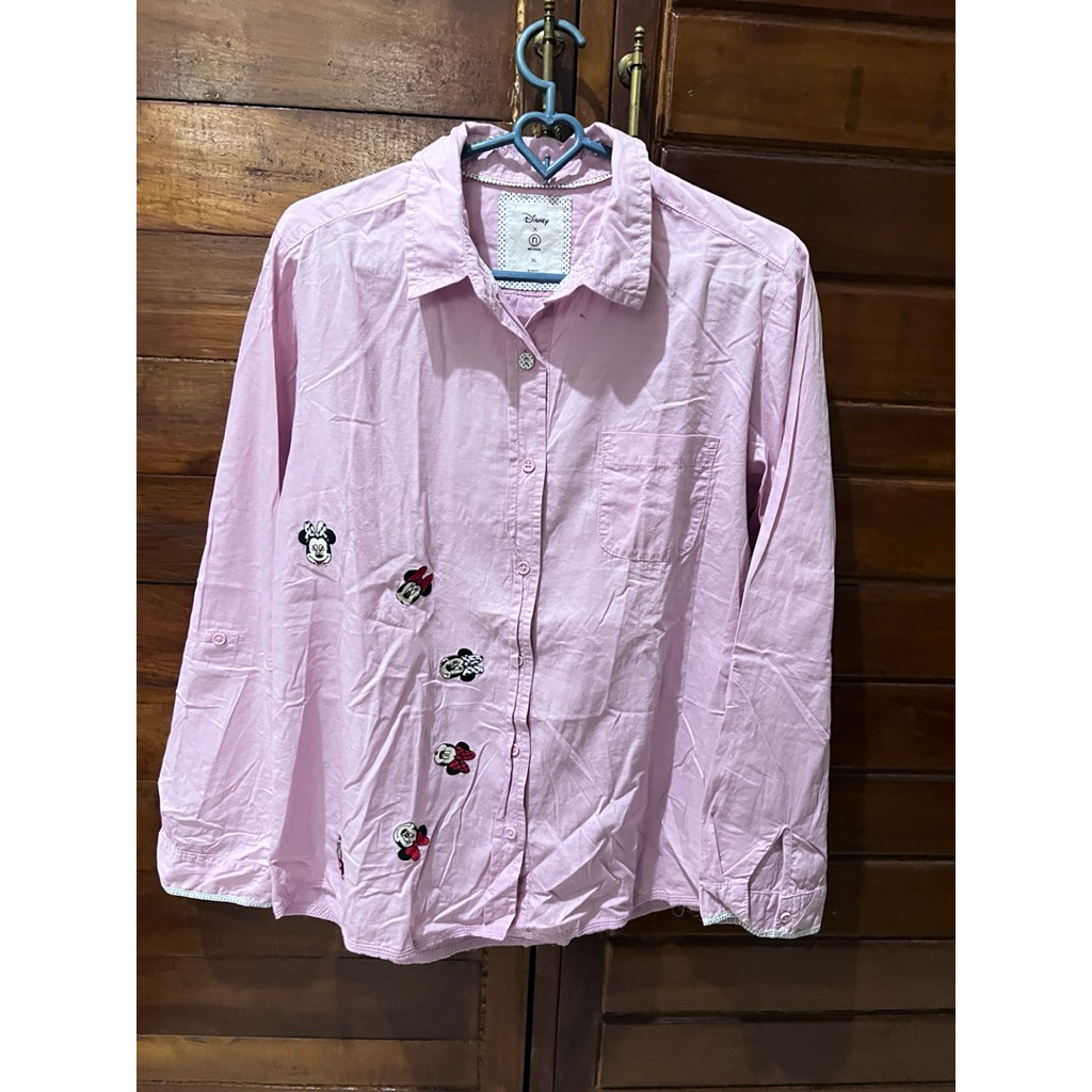 kemeja nevada disney pink