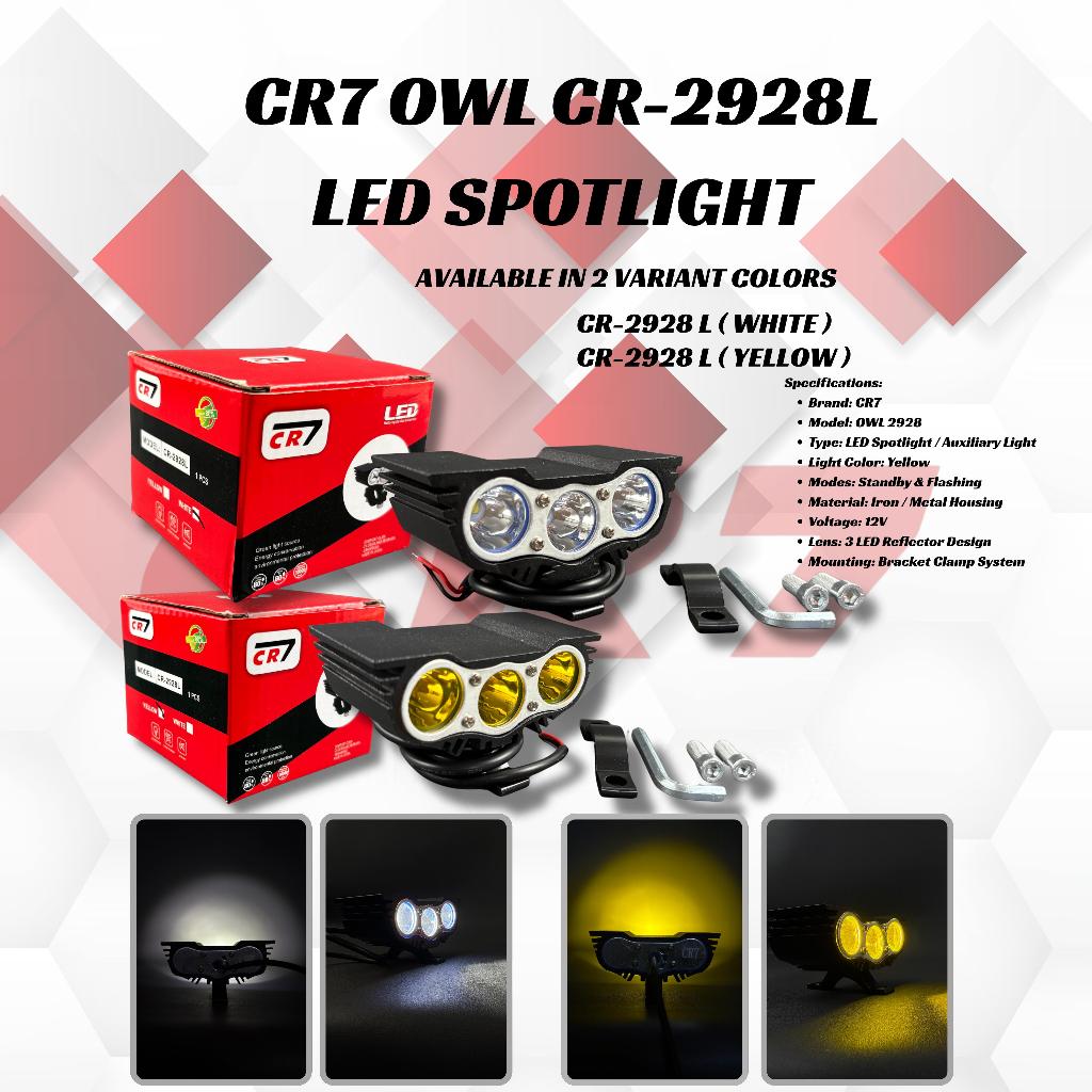 Lampu Sorot LED CR7 Owl CR-2928L – Spotlight 3 Mata Motor