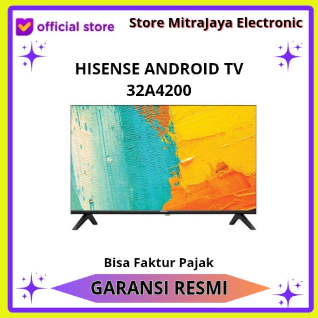 HISENSE 32A4200G ANDROID TV 32 INCH A4 SERIES 32A4200
