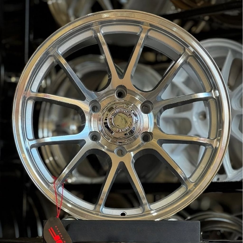 velg mobil racing ring 18 JF LUXURY NF FULL POLISH FLOW FORMING R18 velg mobil Pajero hilux Fortuner