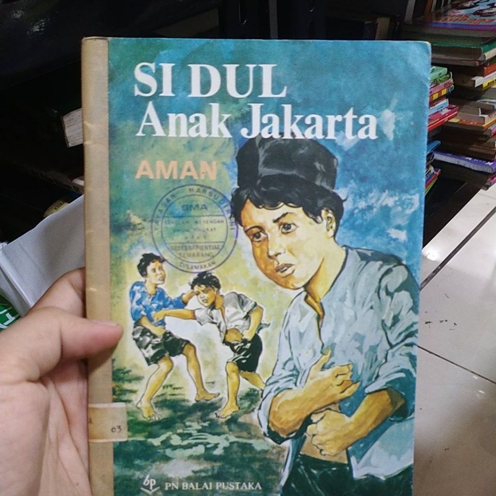 buku novel sastra lama si Dul anak Jakarta by aman original