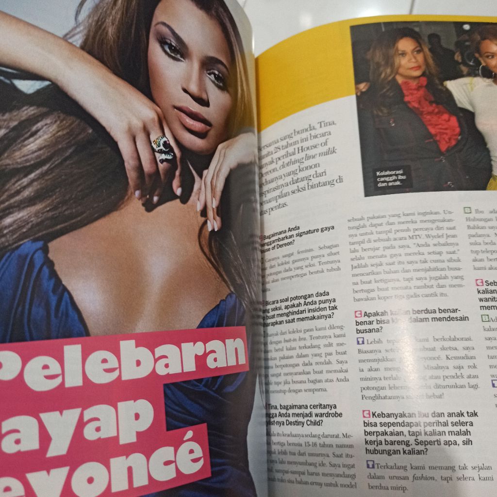Majalah Cosmopolitan Beyonce + Poster Besar, Dian Sastro, Luna Maya, Tamara, dll.