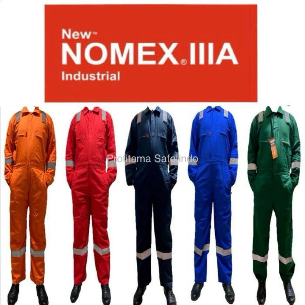 Wearpack Nomex IIIA / Seragam Kerja Nomex IIIA / Wearpack terusan Nomex IIIA Berkualitas