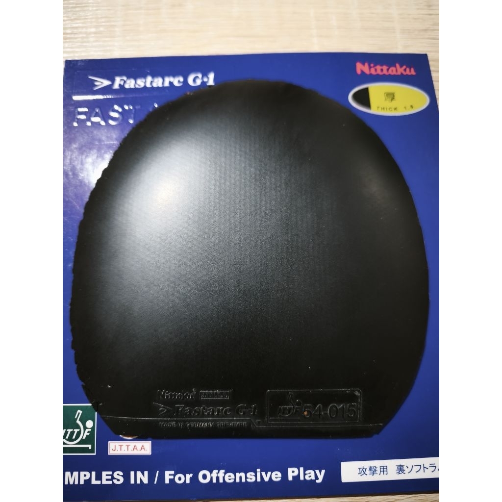 Nittaku Fastarc G1 Thick Hitam Second. NF12