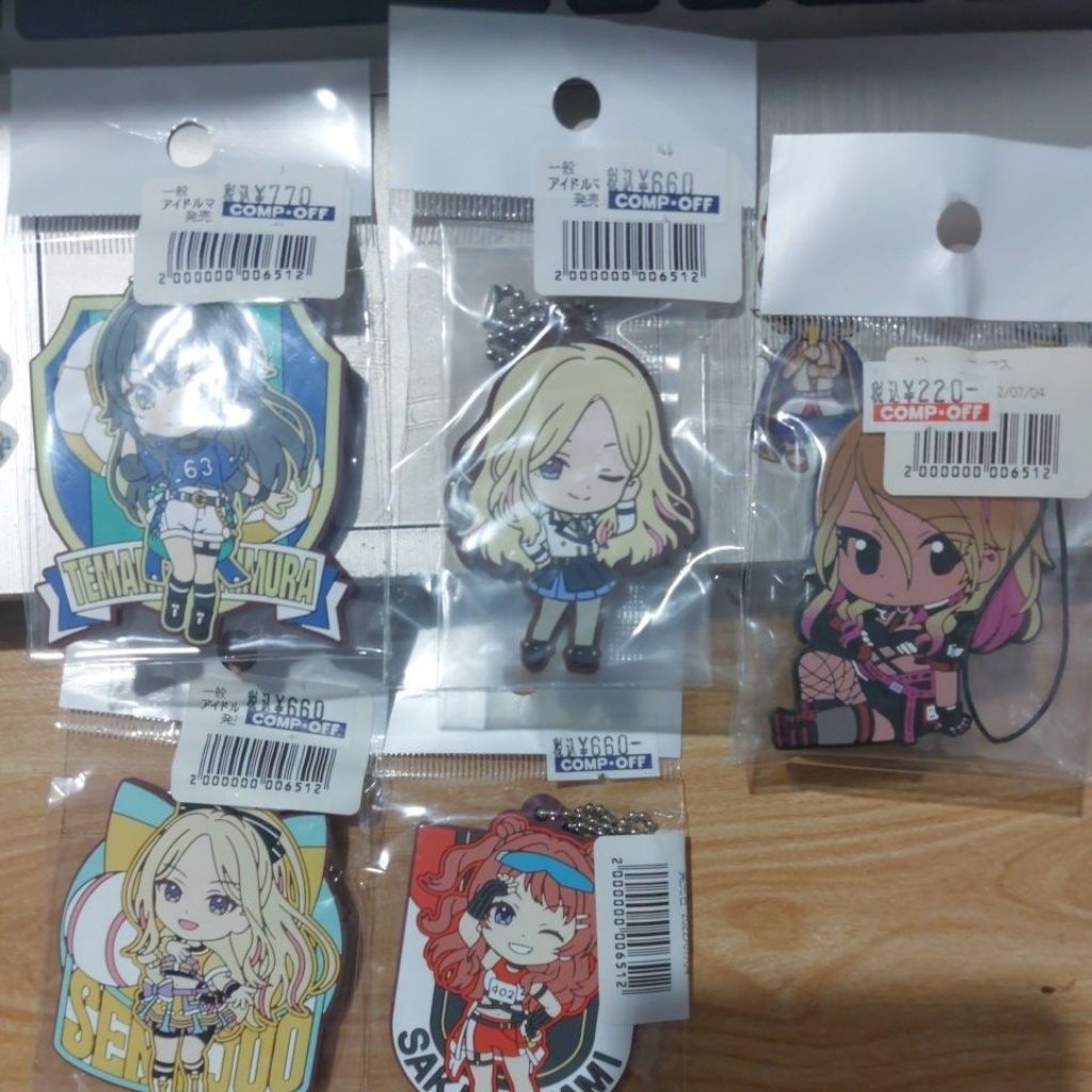 Mini Strap Ichiban Kuji Gakuen iDOLM@STER Shiny Colors Izumi Mei Tsukimura Temari Juo Sena Saki Hana