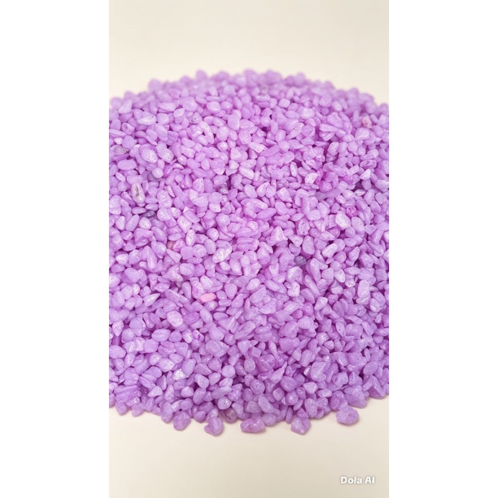 Batu variasi warna ungu violet /Batu ungu/Batu hias/Batu warna/Batu aquarium/Batu krikil hias/Batu t