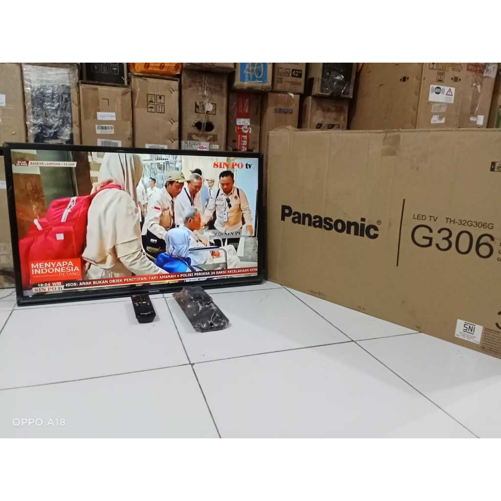 TV LED PANASONIC DIGITAL 32 INC KONDISI MINUS BEKAS SIAP PAKAI (4556)
