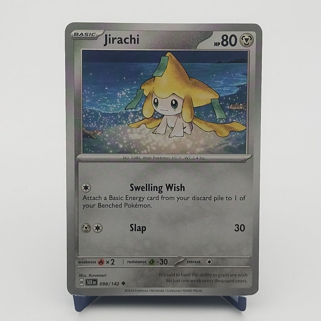Kartu TCG Pokemon EN Original Jirachi SCR 098/142