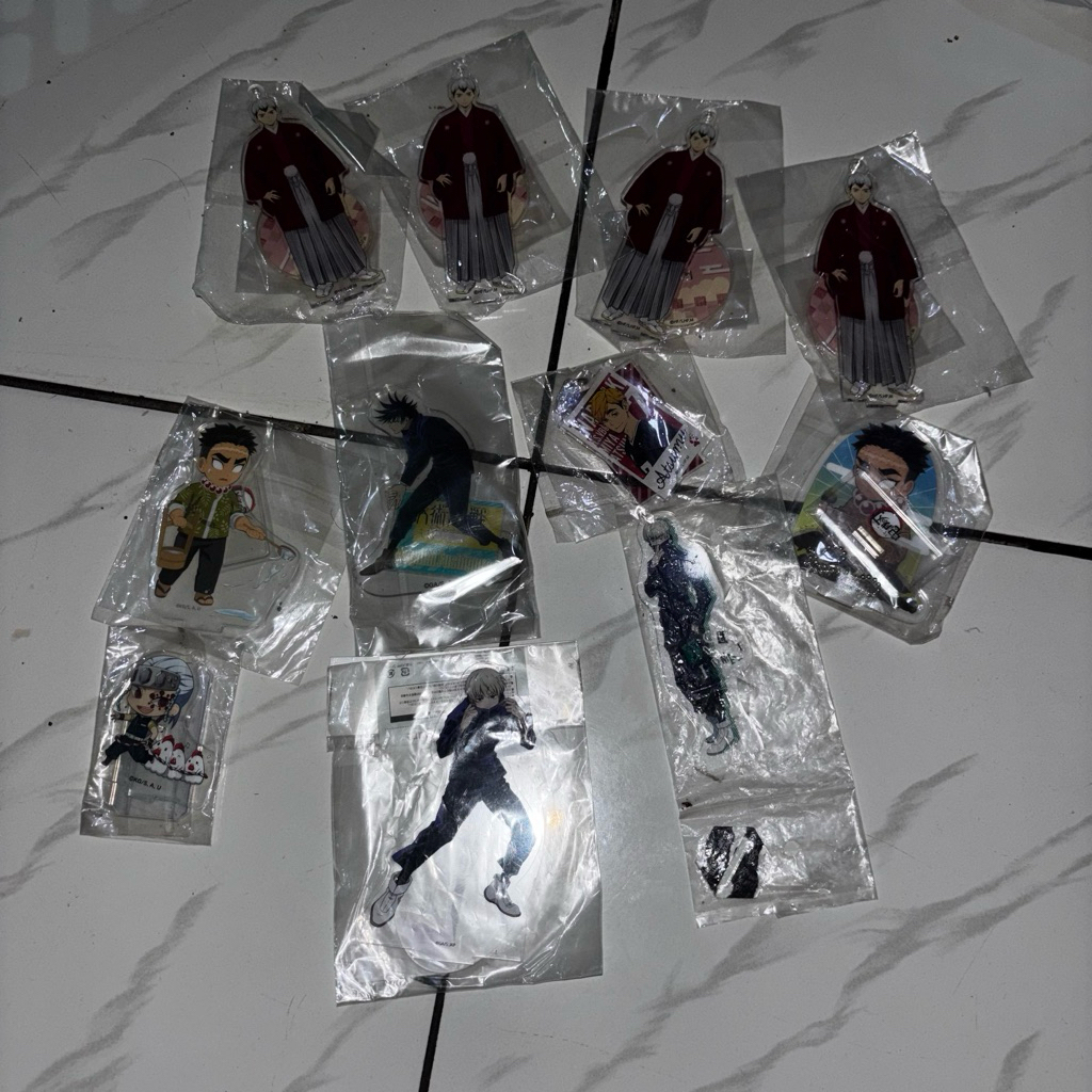 Original merchandise jepang jujutsu kaisen demon slayer Acrylic stand