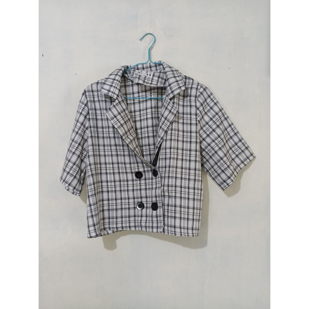 Outer Kemeja Kotak Koyak Style, Auto Streetwear