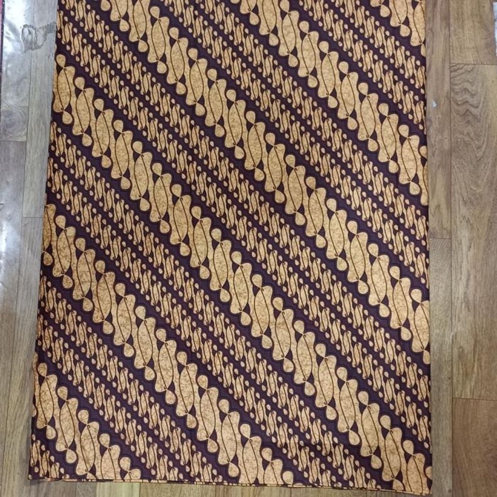 Kain Batik Jarik Panjang Motif Lereng Sogan Jogja Solo Katun Halus Premium