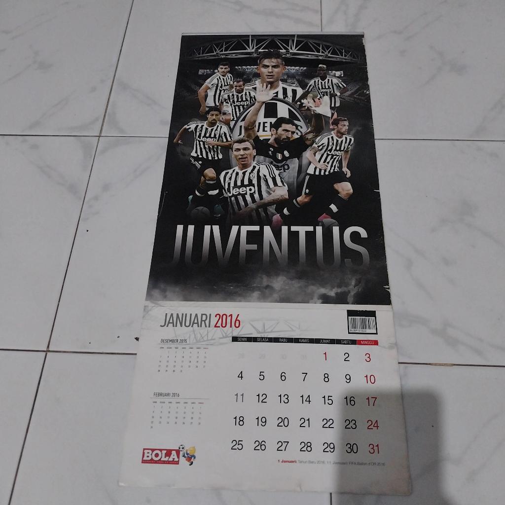 Kalender 2016 Terbitan Bola Edisi Juventus