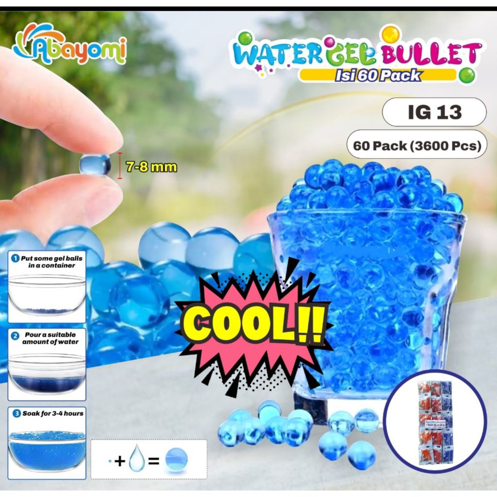 mainan anak Refill water gel blaster wgb