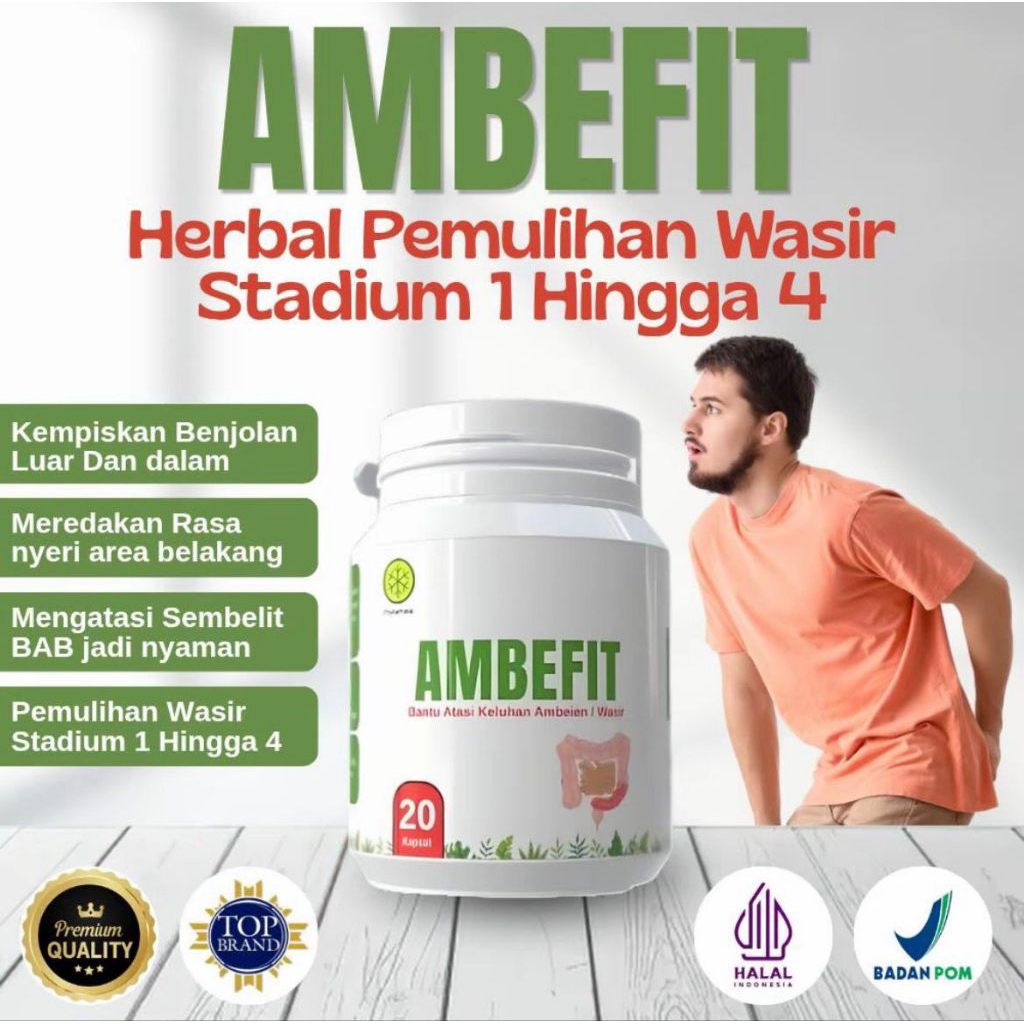 AMBEFIT HERBAL BENJOLAN WASIR AMBEIEN/ HERBAL CHINA WASIR AMBEIEN AMPUH