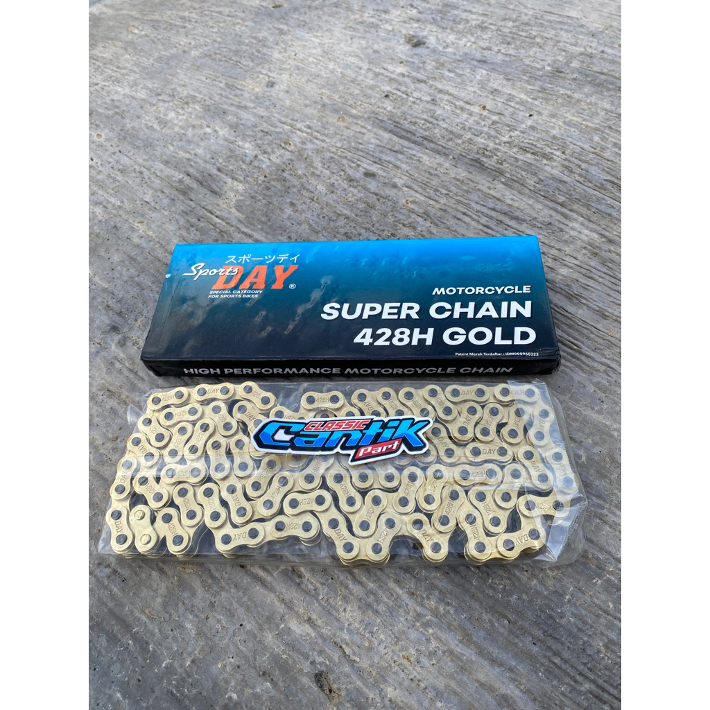rantai motor 130L 428 day rantai gold