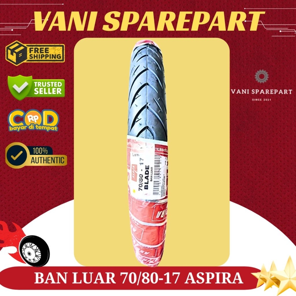 BAN LUAR 70/80-17 ASPIRA