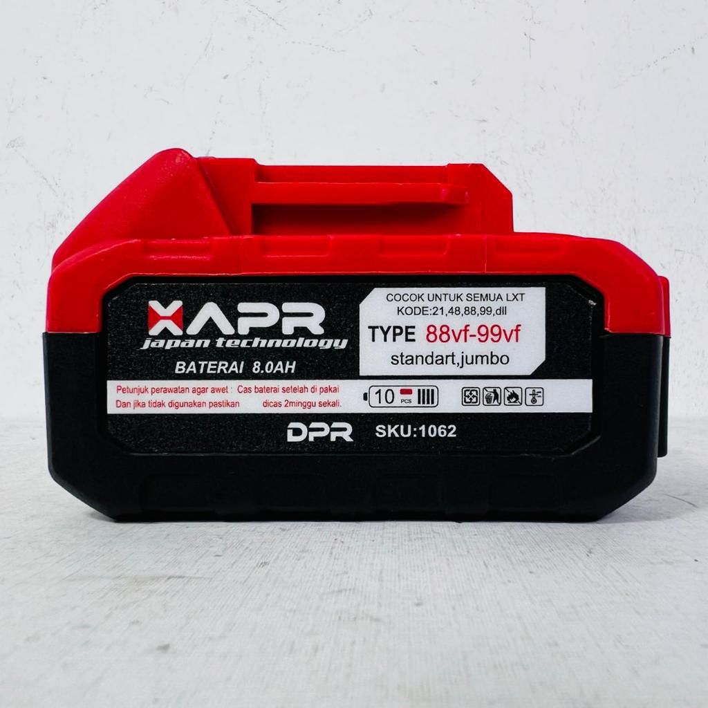 BATERAI IMPACT APR banyak TIPE TANPA IMPACT BOR 99VF & 88Vf 10cell  | BATREI SAJA
