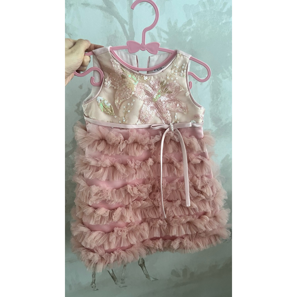 Preloved Poppuri Dress - Dress party anak perempuan