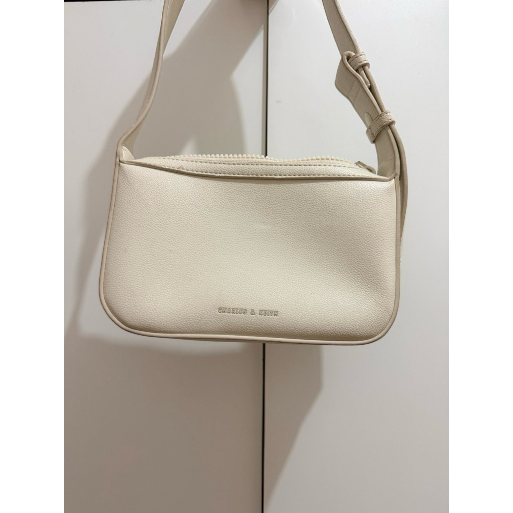 Charles & keith bag white