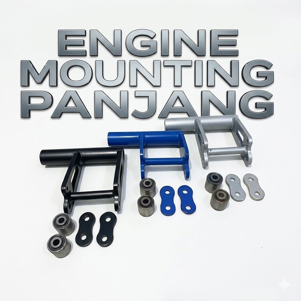 0Engine Mounting Panjang Custom Mio J - X-Ride 115 - Fino 115 - Mio GT - Soul GT - Mounting Custom M