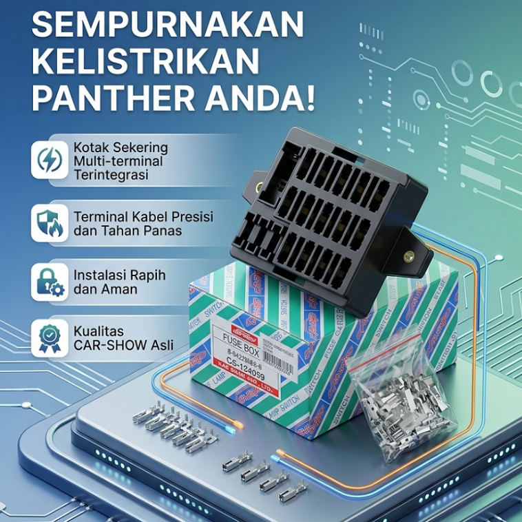 Fuse Box Panther - Kotak Sekring Part No CS-124059