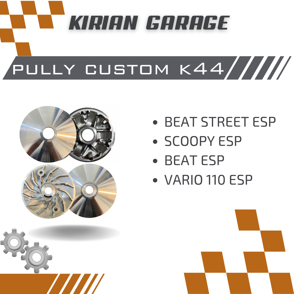 PULLEY RUMAH ROLLER FULL BUBUT Beat Esp, Beat Street, Scoopy Esp, Beat Pop Bubut Kerok Jalur Kode K4