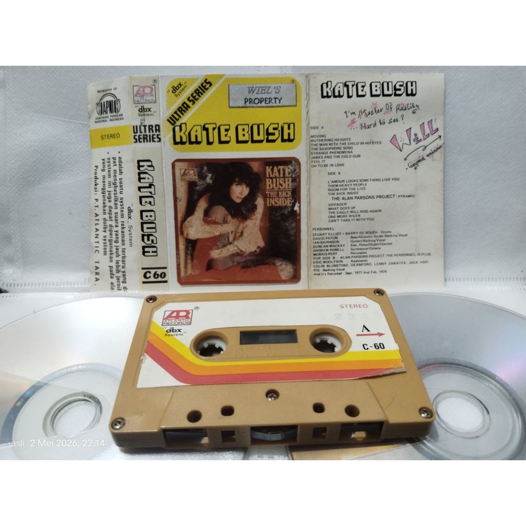 kaset pita KATE BUSH _ SKEETER DAVIS _ DIANE SCHURR _ EN VOGUE _ DIONE WARWICK _ ANGELA BOFIL _ ROBE