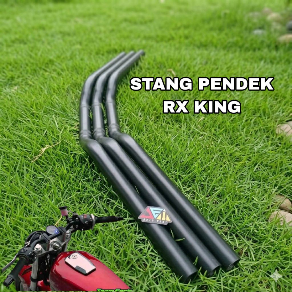 Stang Rx King Pendek Road Race Hitam Glossy Stang RX KING Bandung Byangkerok Style