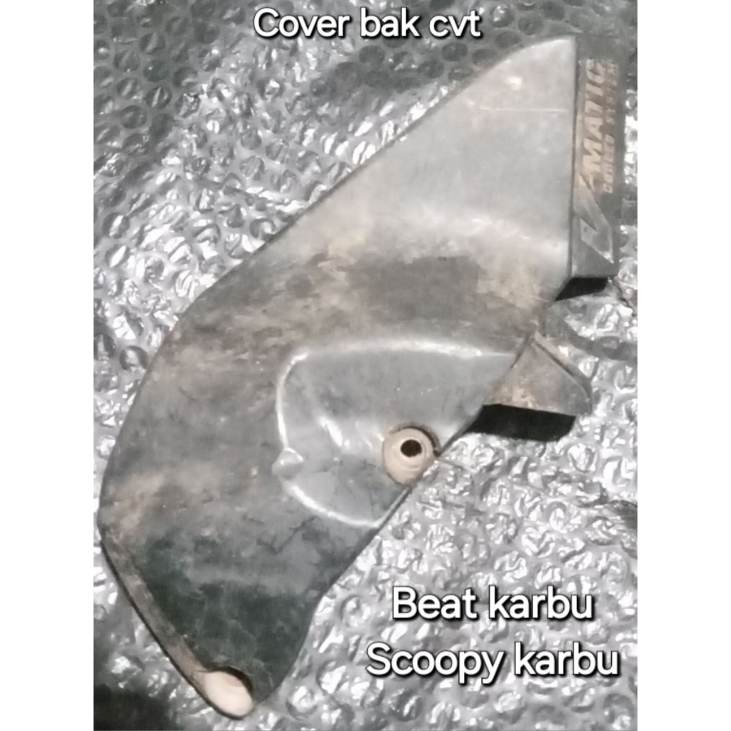 cover bak cvt copotan ori beat karbu/scoopy karbu