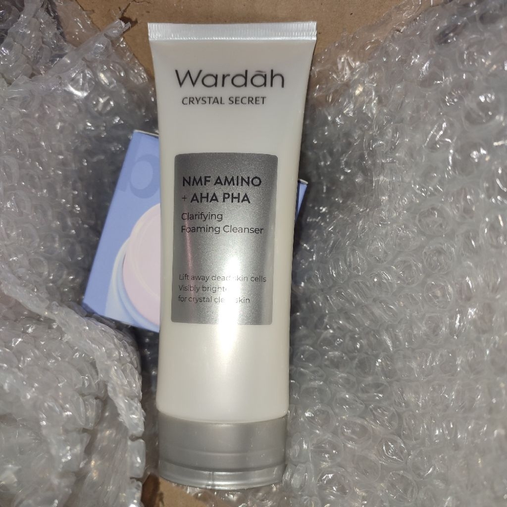 Wardah crystal secret facial foam sabun cuci muka wardah sabun cuci wajah