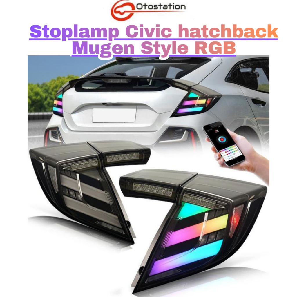stoplamp civic hatchback Mugen style RGB